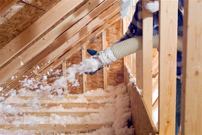 photo blown insulation 183779679